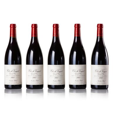 View full screen - View 1 of Lot 340. Clos de Vougeot 2005 Nicolas Potel (5 BT).