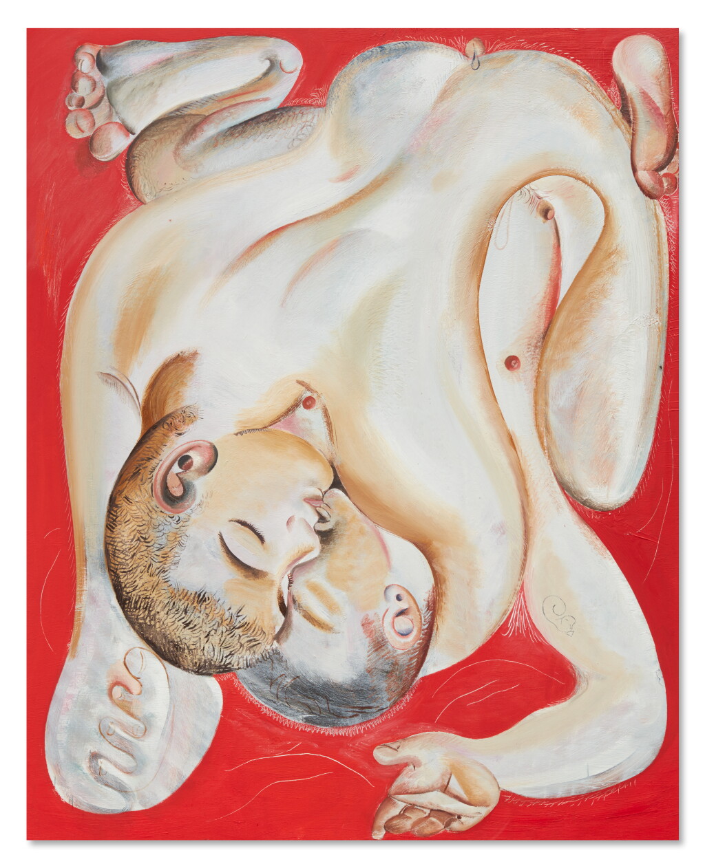 View full screen - View 1 of Lot 6. Kissing Couple.
