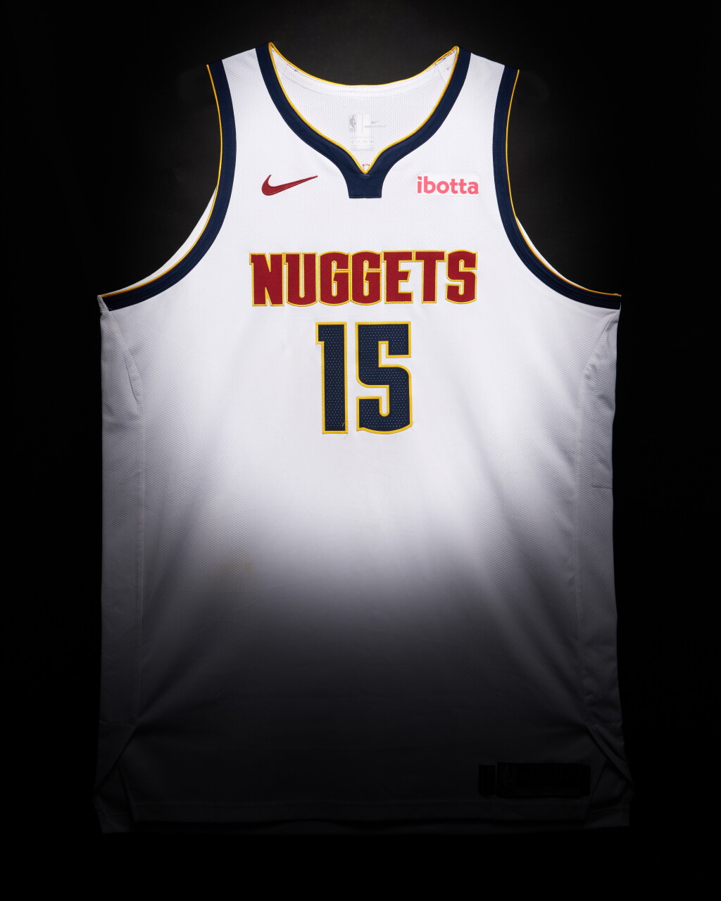 View full screen - View 1 of Lot 5. Nikola Jokić Denver Nuggets 2025-2026 Game Worn Association Edition Jersey | Triple-Double.