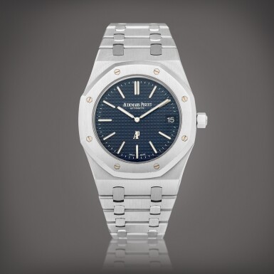 View full screen - View 1 of Lot 782. Royal Oak, Reference 15202ST.OO.1240ST.01 | A stainless steel bracelet watch with date, Circa 2014 | 愛彼 | 皇家橡樹系列 型號15202ST.OO.1240ST.01 | 精鋼鏈帶腕錶,備日期顯示,約2014年製.