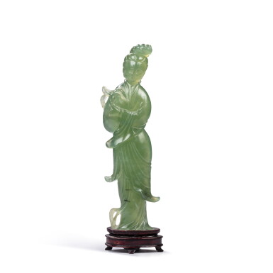 View full screen - View 1 of Lot 598. A serpentine figure of a lady, 20th century.