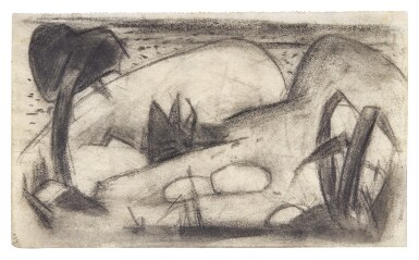 View full screen - View 1 of Lot 40. Abstrahierte exotische Landschaft (Abstract Exotic Landscape) .