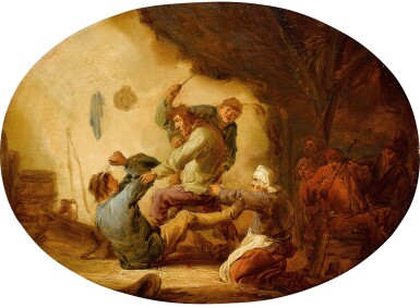 View full screen - View 1 of Lot 231. A brawl at an inn.