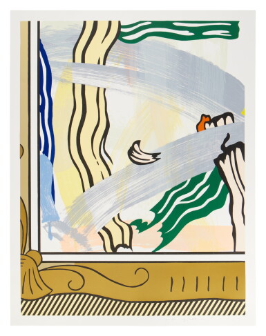 View full screen - View 1 of Lot 534. Painting in Gold Frame, from the "Paintings" series.
