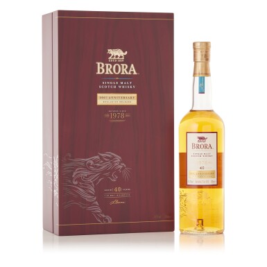 View full screen - View 1 of Lot 9647. Brora 40 Year Old 200th Anniversary Edition 49.2 abv 1978.