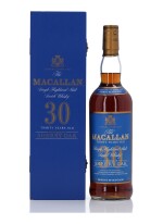 The Macallan 30 Year Old Sherry Oak Blue Box 43.0 abv NV (1 Bottle 75cl)