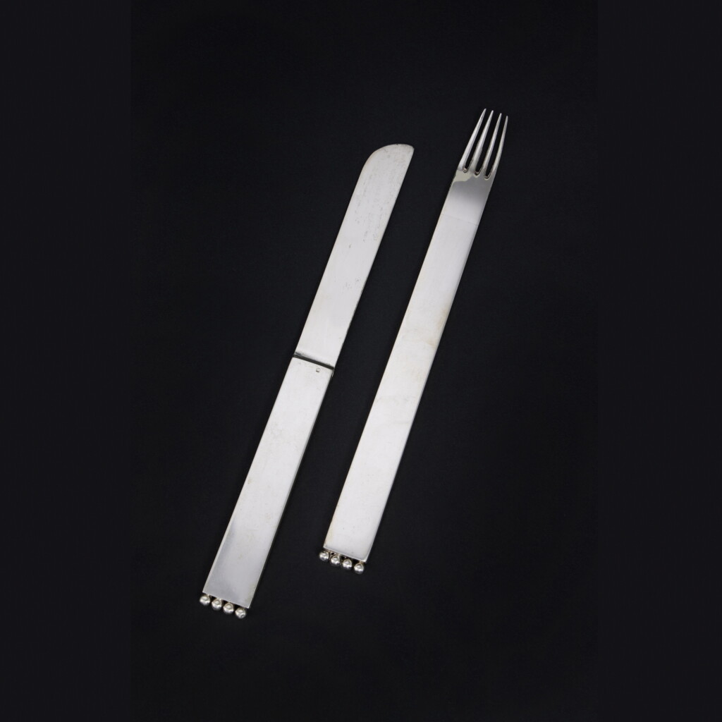 View full screen - View 1 of Lot 100. Fork and Knife.
