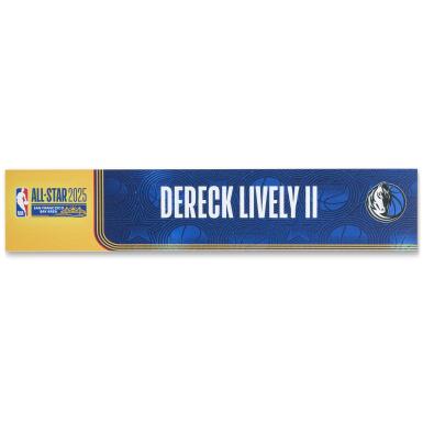 View full screen - View 1 of Lot 126. Dereck Lively II ‘NBA All-Star Weekend’ Locker Room Nameplate.