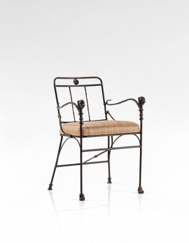 View full screen - View 1 of Lot 95. Têtes de Lionnes, second version armchair, special commission.