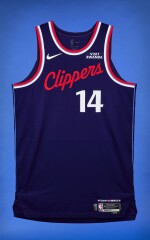 Yanic Konan-Niederhäuser Los Angeles Clippers 2025-2026 Game Worn Icon Edition Jersey