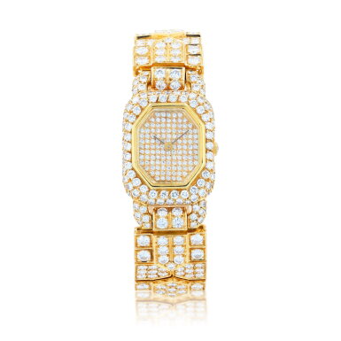 View full screen - View 1 of Lot 995. Lady's diamond wristwatch.