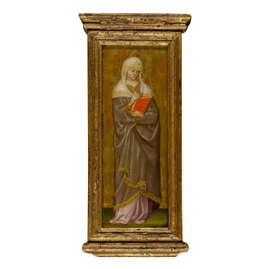 View full screen - View 1 of Lot 102. MICHELE DI MATTEO DA BOLOGNA | A FEMALE SAINT.