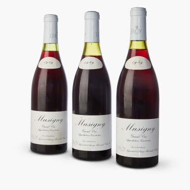 View full screen - View 1 of Lot 75. Musigny 1959 Maison Leroy (3 BT).