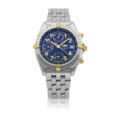 View full screen - View 1 of Lot 159. BREITLING | CHRONOMAT, REF B13050.1 STAINLESS STEEL CHRONOGRAPH WRISTWATCH WITH DATE AND BRACELET CIRCA 1995.