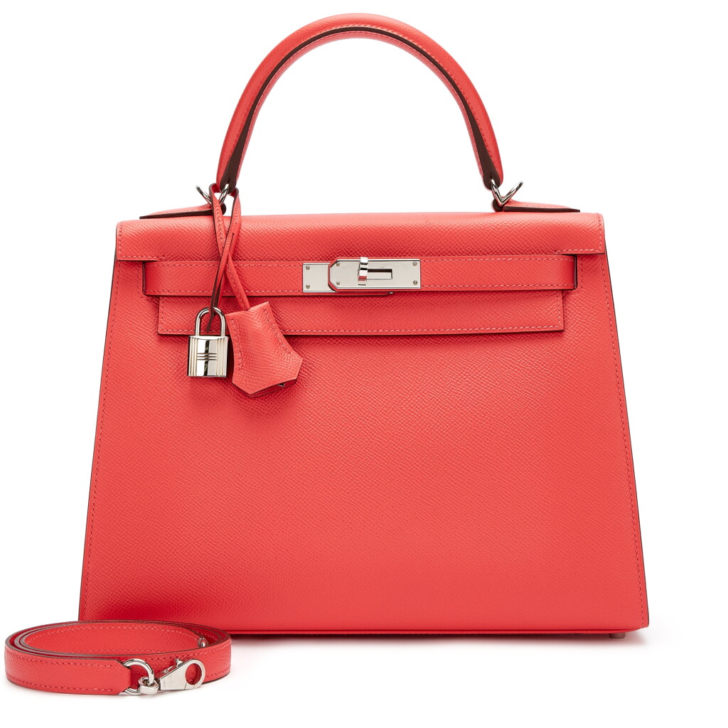 View full screen - View 1 of Lot 6085. Rose Jaipur Epsom Kelly 28 Sellier Palladium Hardware, 2015 .