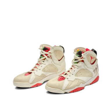 View full screen - View 1 of Lot 17. Michael Jordan Signed Chicago Bulls 1992 Professional Model Sneakers.