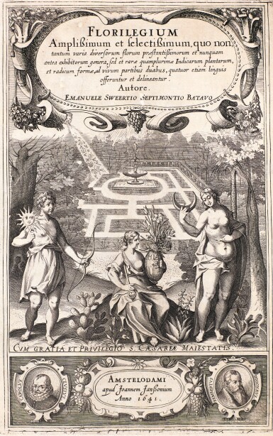 View full screen - View 1 of Lot 46. Sweert | Florilegium amplissimum et selectissimum, 1641–1631.