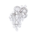 Broche-pendentif diamants | Diamond pendant-brooch