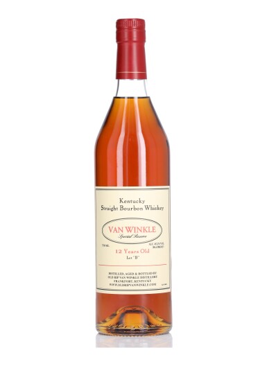 View full screen - View 1 of Lot 159. Van Winkle 12 Year Old Special Reserve Lot "B" 90.4 proof NV (1 BT 75cl).