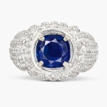 Sapphire and Diamond Ring | 藍寶石 配 鑽石 戒指