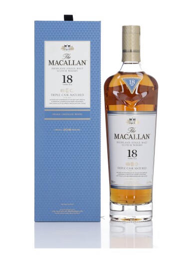 View full screen - View 1 of Lot 28. The Macallan 18 Year Old Triple Cask 43.0 abv NV (1 Bottle 70cl).