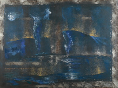 View full screen - View 1 of Lot 49. WISDOM KUDOWOR | BLUE SCAPE.
