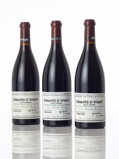View full screen - View 1 of Lot 6080. Romanée St. Vivant 2001 Domaine de la Romanée-Conti (3 BT).