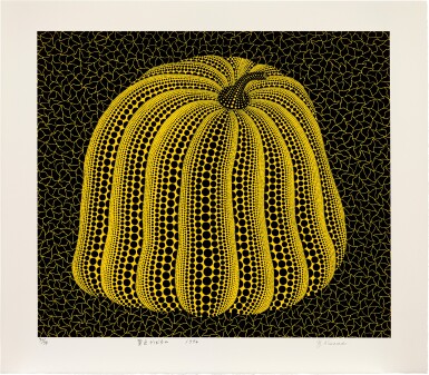 View full screen - View 1 of Lot 1066. YAYOI KUSAMA 草間彌生 | YELLOW COLOURED PUMPKIN 黃色南瓜.