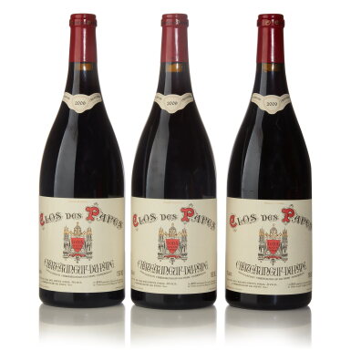 View full screen - View 1 of Lot 510. Châteauneuf du Pape, Clos des Papes 2009 (6 MAG).