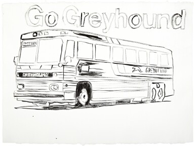 View full screen - View 1 of Lot 295. ANDY WARHOL | GO GREYHOUND.