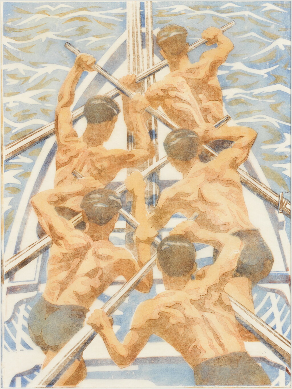 View full screen - View 1 of Lot 54. The Oarsman Positano.