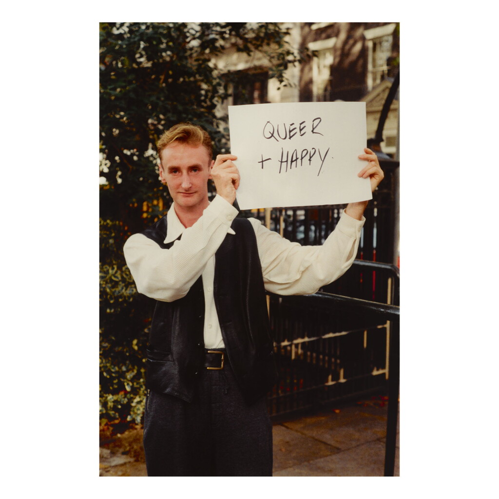 View full screen - View 1 of Lot 5. GILLIAN WEARING | SIGNS THAT SAY WHAT YOU WANT THEM TO SAY AND NOT SIGNS THAT SAY WHAT SOMEONE ELSE WANTS YOU TO SAY (QUEER AND HAPPY).