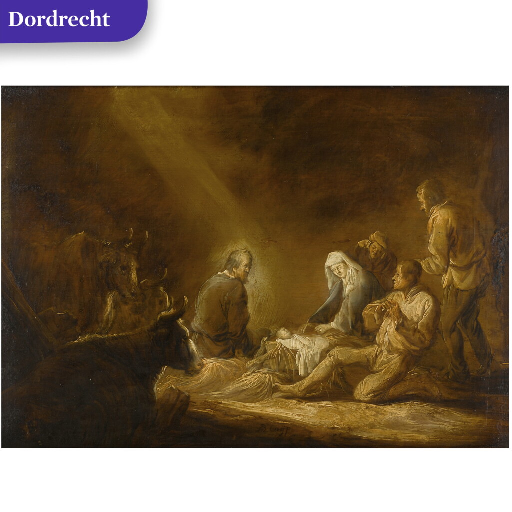 View full screen - View 1 of Lot 28. The Adoration of the Shepherds.