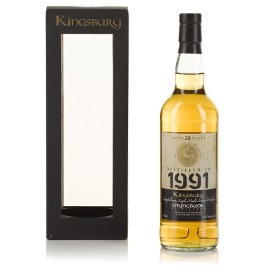 View full screen - View 1 of Lot 297. Springbank Kingsbury 20 Year Old Cask #313 59.7 abv 1997 (1 BT 70cl).
