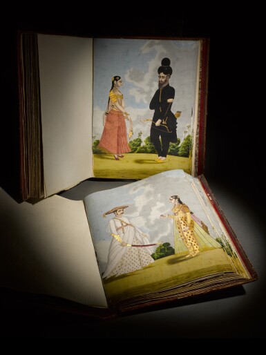 View full screen - View 1 of Lot 232. Costumes of India: an album of occupations, South India, probably Madras, Company School, late 18th century.