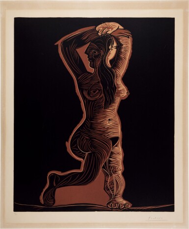 View full screen - View 1 of Lot 9. Grand nu de femme (B. 1085; Ba. 1309; PP. L-130) .