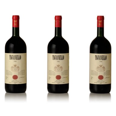 View full screen - View 1 of Lot 174. Tignanello 1982 Antinori (3 MAG).