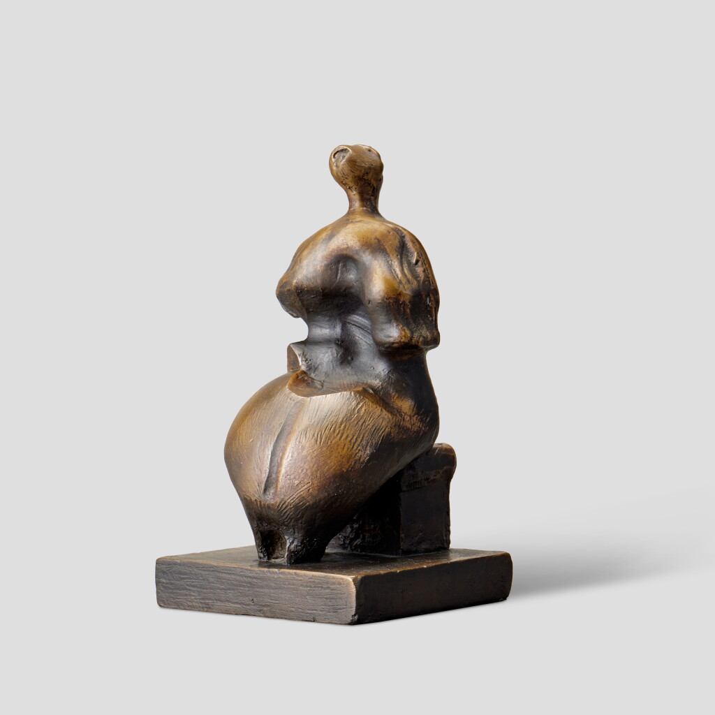 View full screen - View 1 of Lot 410. Maquette for Seated Woman.