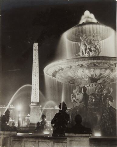 View full screen - View 1 of Lot 61. Place de la Concorde at Night.