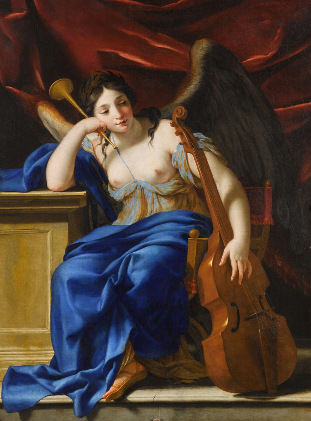 View full screen - View 1 of Lot 9. Allegory of Poetry.