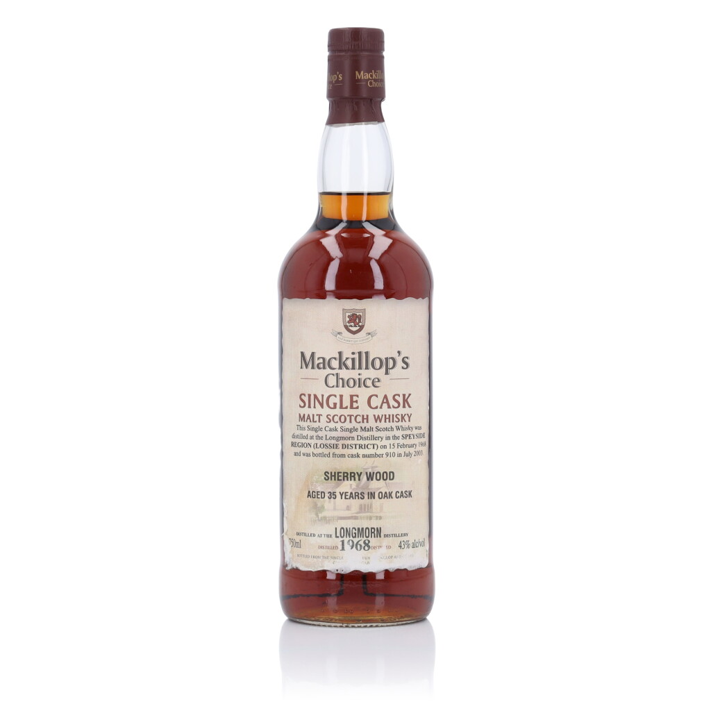 View full screen - View 1 of Lot 315. Longmorn MacKillop's Choice 35 Year Old Cask #910 43.0 abv 1968 (1 Bottle 75cl).