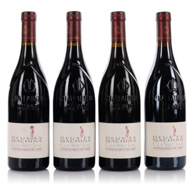 View full screen - View 1 of Lot 656. Châteauneuf du Pape, Deus Ex Machina 2005 Clos St. Jean (4 BT).