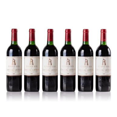 View full screen - View 1 of Lot 575. Château Latour 1987 (6 BT).