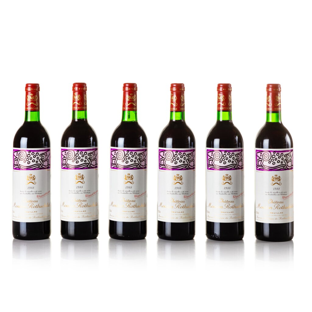 View full screen - View 1 of Lot 327. Château Mouton Rothschild 1988 (12 BT).