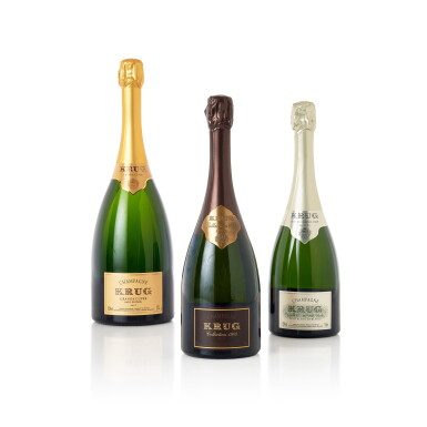 View full screen - View 1 of Lot 830. Krug Grande Cuvée, 166ème Édition NV (3 MAG).