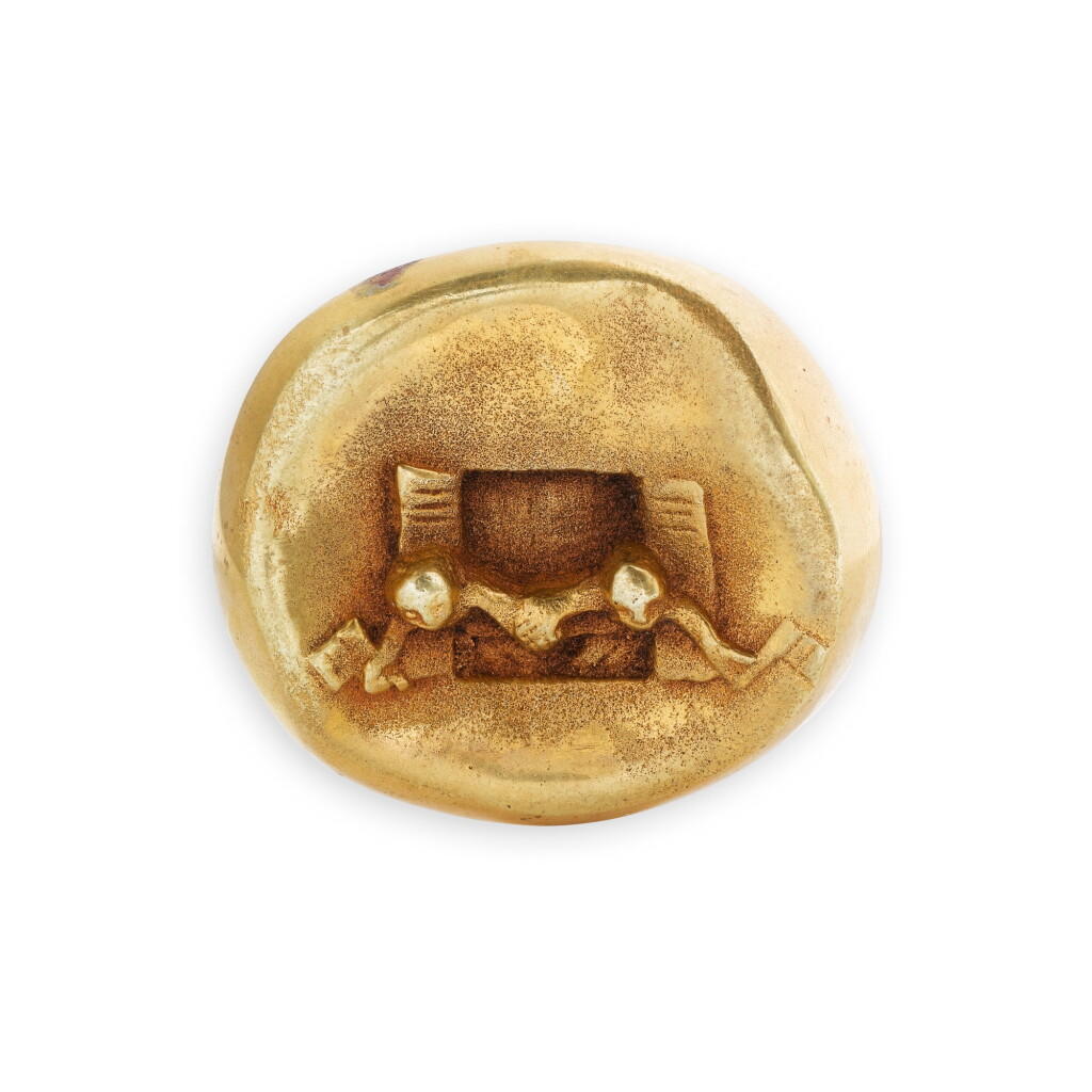 View full screen - View 1 of Lot 37. BROCHE, "LIBERATION - VIVE LA LIBERTE !", LINE VAUTRIN, VERS 1945 | BROOCH, 'LIBÉRATION - VIVE LA LIBERTÉ !', LINE VAUTRIN, CIRCA 1945.
