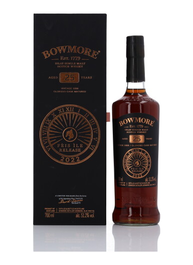 View full screen - View 1 of Lot 132. Bowmore 25 Year Old Feis Ile 2022 51.2 abv 1996 (1 Bottle 70cl).