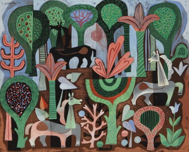 View full screen - View 1 of Lot 47. MARIO CARREÑO | PARQUE TROPICAL .