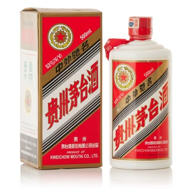 View full screen - View 1 of Lot 9782. 2005年產"五星牌"貴州茅台酒 Kweichow Five Star Moutai 2005 (1 BT50).