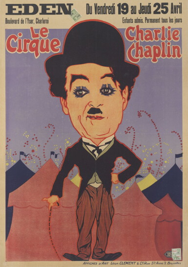 View full screen - View 1 of Lot 141. THE CIRCUS / LE CIRQUE (1928) POSTER, BELGIAN.